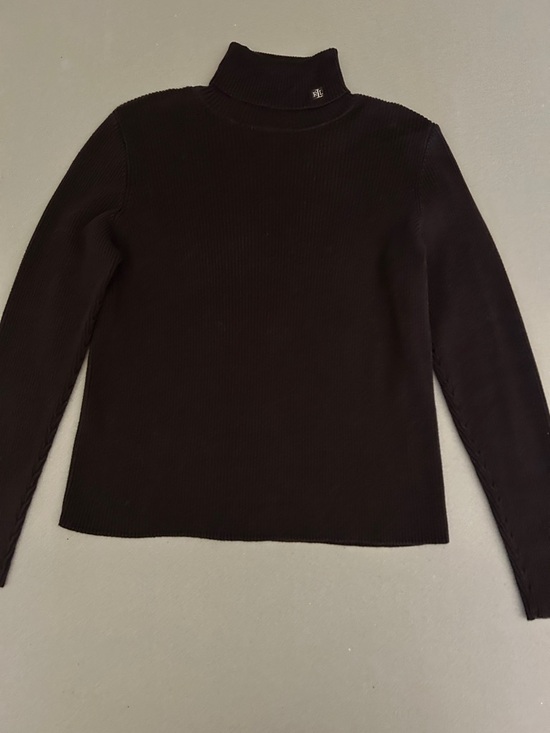 Ralph Lauren Tops - Ralph Lauren Black Ribbed Turtleneck Long Sleeve Top